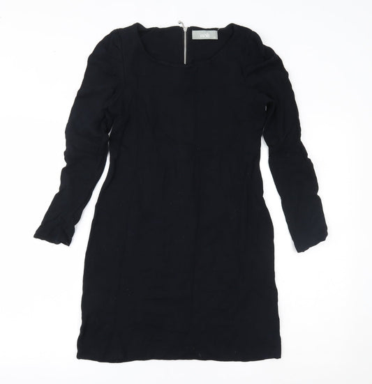 Wallis Womens Black A-Line Size 10