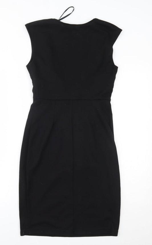Dorothy Perkins Womens Black Bodycon Size 10