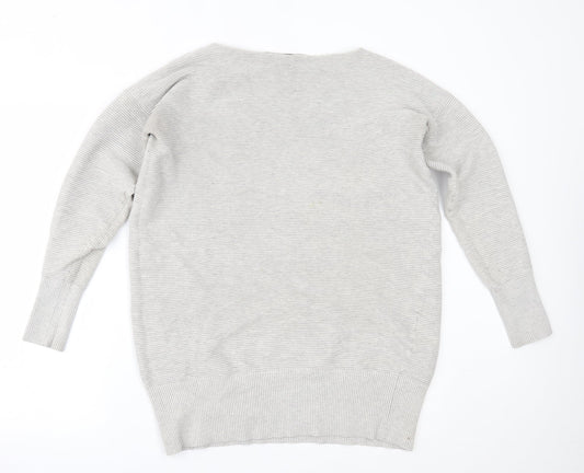 Womens UK Size L RESERVED Grey Pullover Jumper