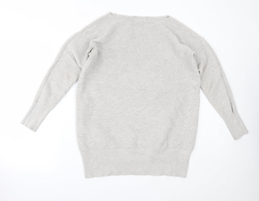 Womens UK Size L RESERVED Grey Pullover Jumper