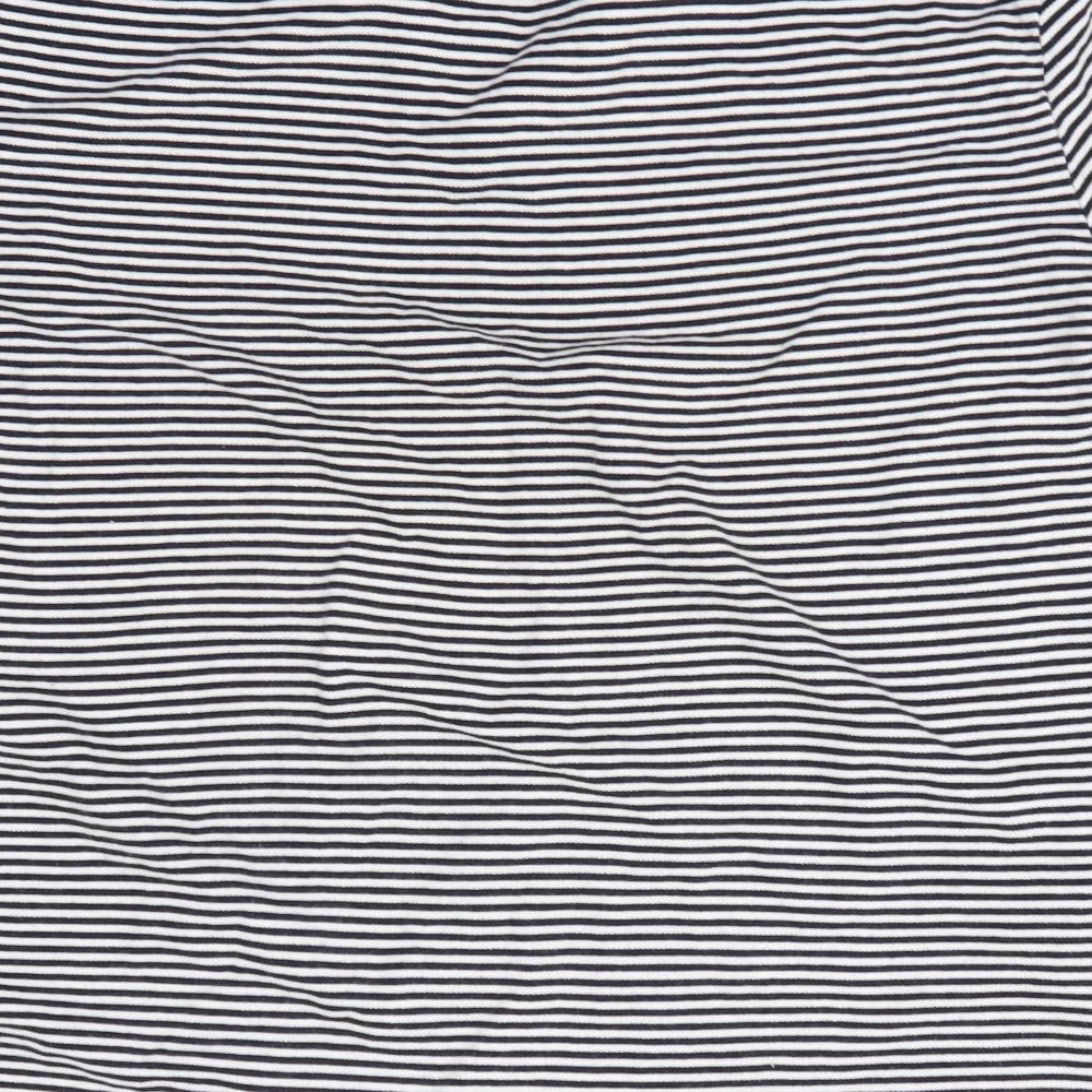 H&M Mens Multicoloured Striped Polo Size M