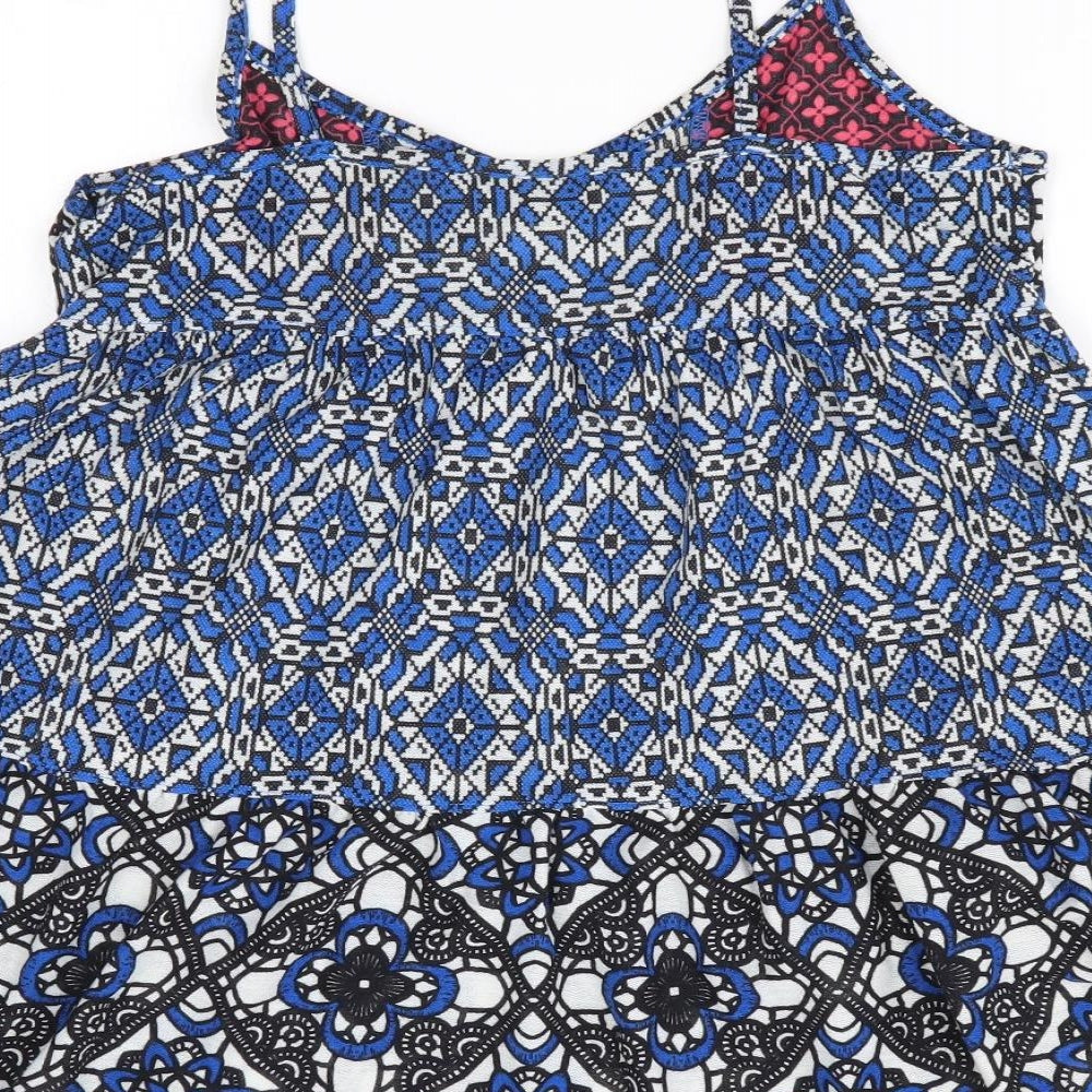Topshop Womens Multicoloured Basic Blouse Size 8