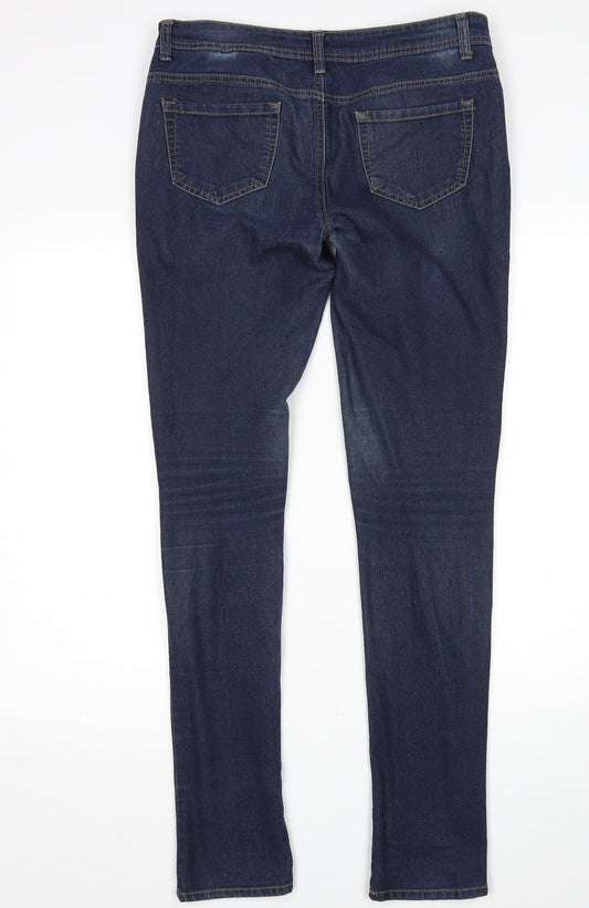 Denim Co Womens Blue Skinny Jeans Size 12 L32 in