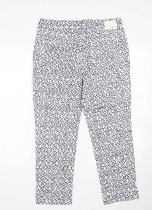 Mac Womens Multicoloured Argyle/Diamond  Straight Jeans Size 34 in L26 in