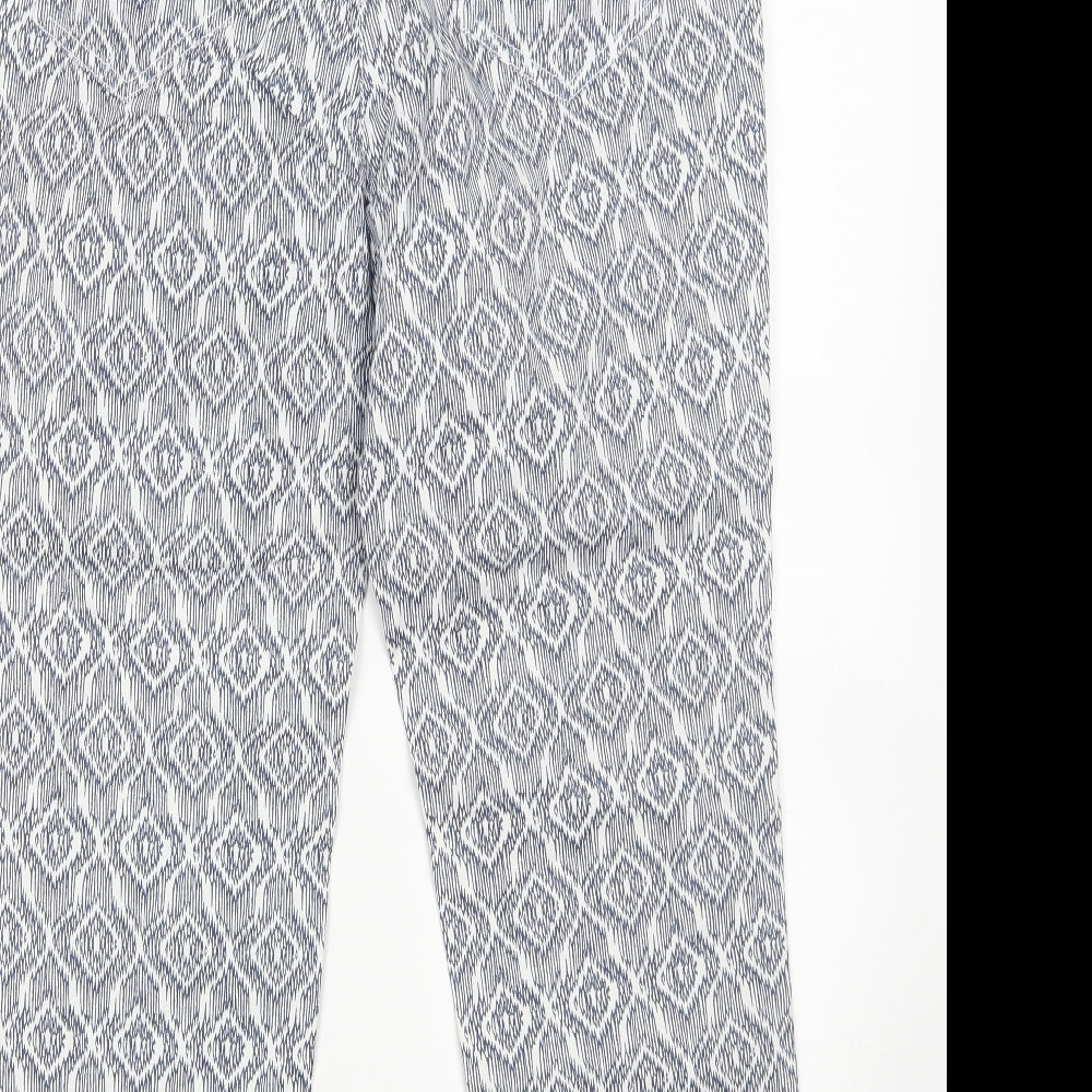 Mac Womens Multicoloured Argyle/Diamond Straight Jeans Size 34 in L26 in