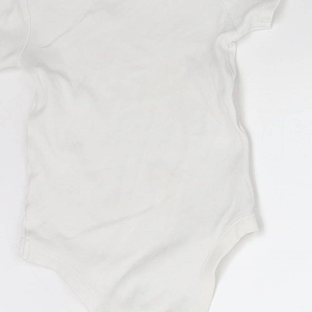 TU Baby White Floral Babygrow One-Piece Size 3-6 Months