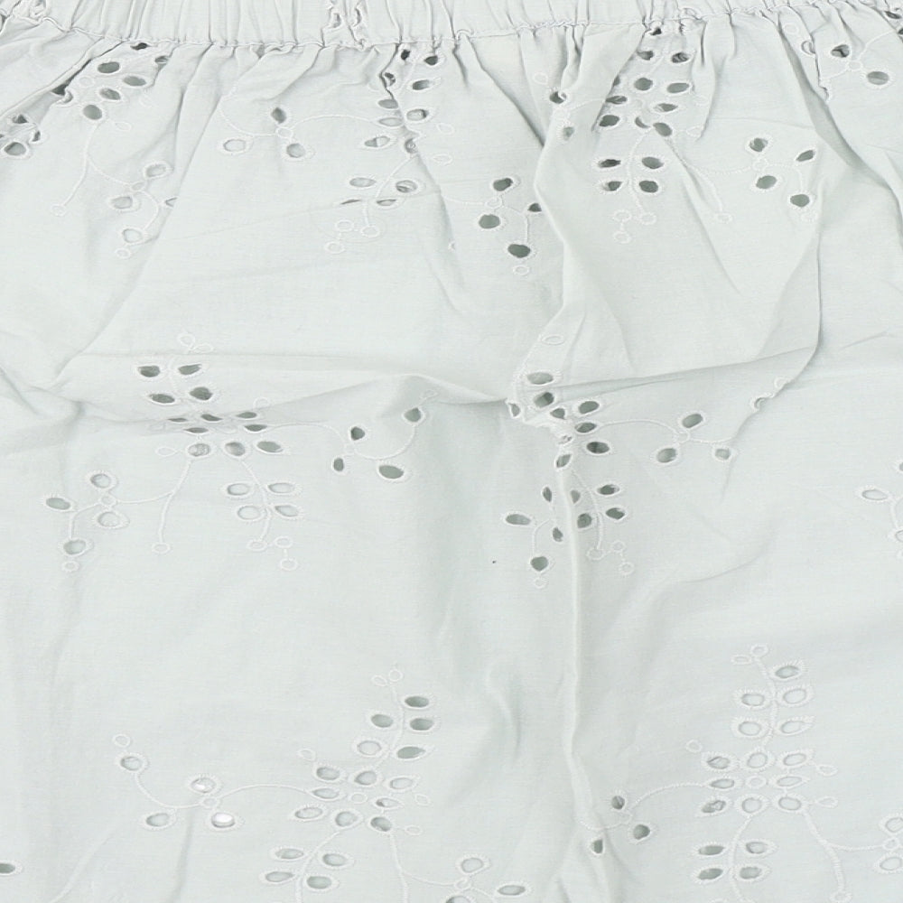 F&F Womens Green Floral Basic Blouse Size 12