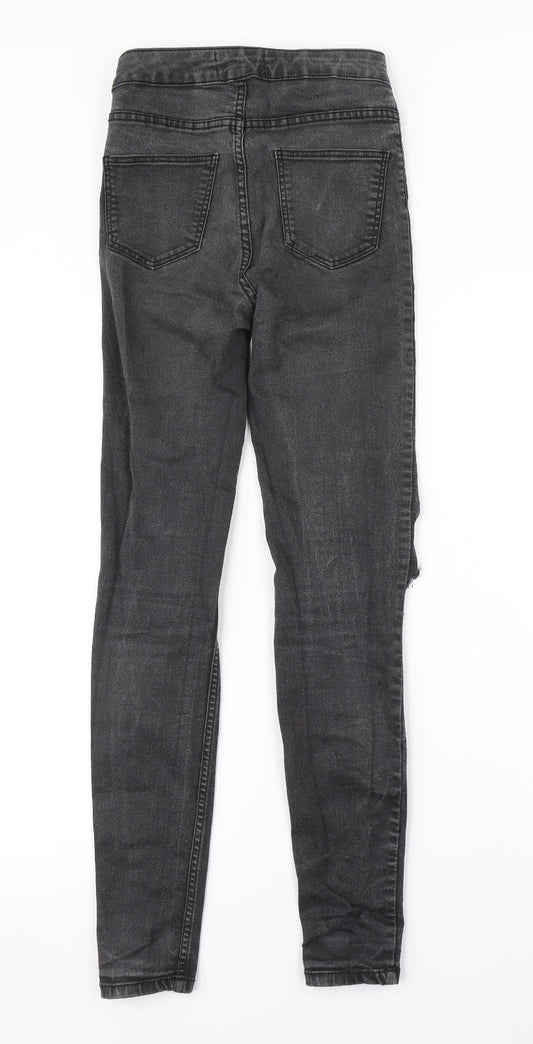 New Look Womens Grey Jegging Jeans Size 6 L32 in