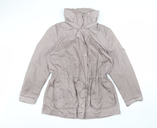 Womens UK Size 18 BM Purple Pea Coat