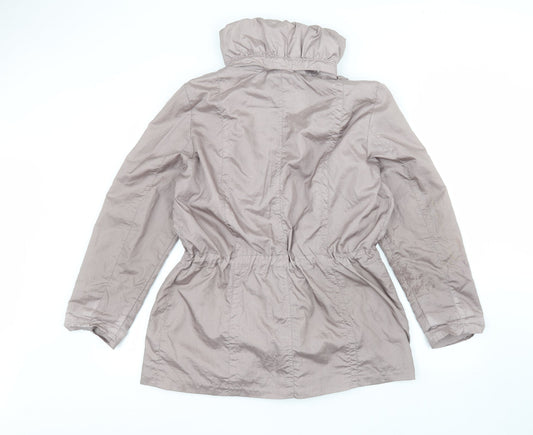 BM Womens Purple Pea Coat Coat Size 18