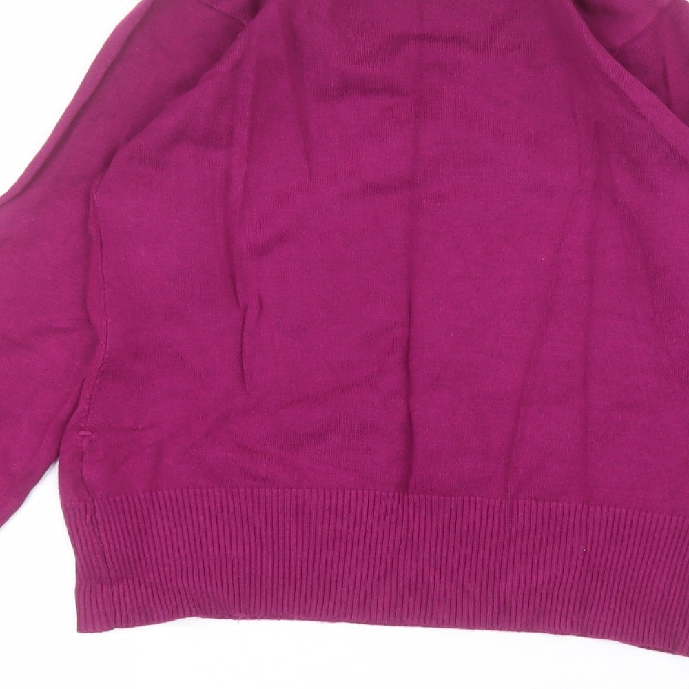Womens UK Size 10 Debinhams Pink Basic T-Shirt