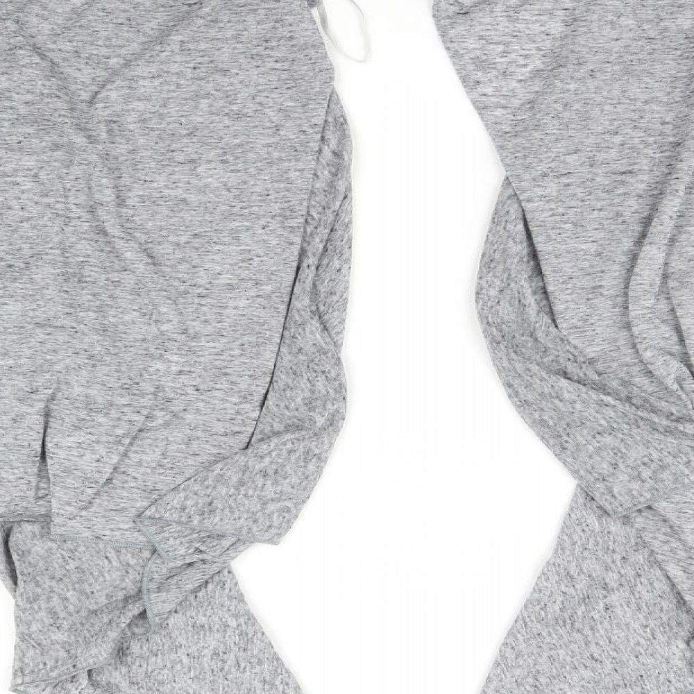 Womens UK Size 12 Topshop Grey Cardigan Jumper