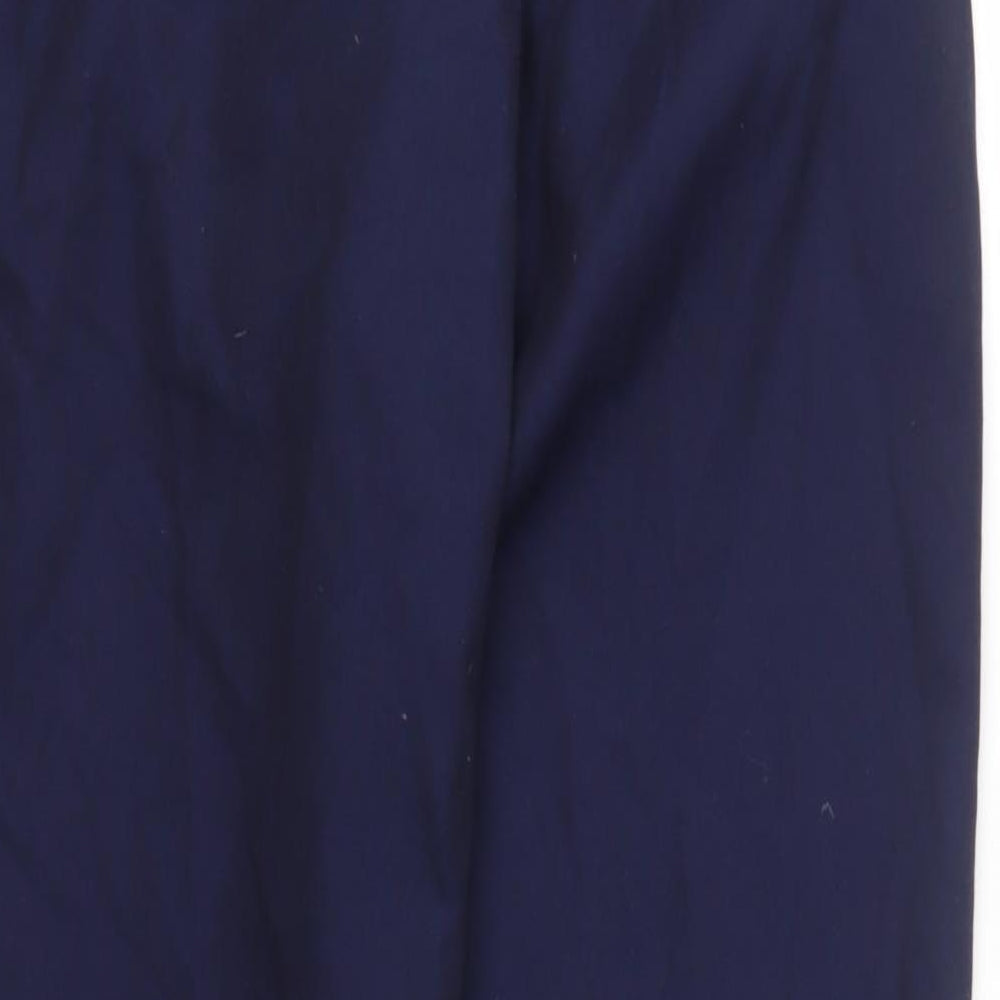 Jermyn street Womens Blue Trousers Size 10 L27 in
