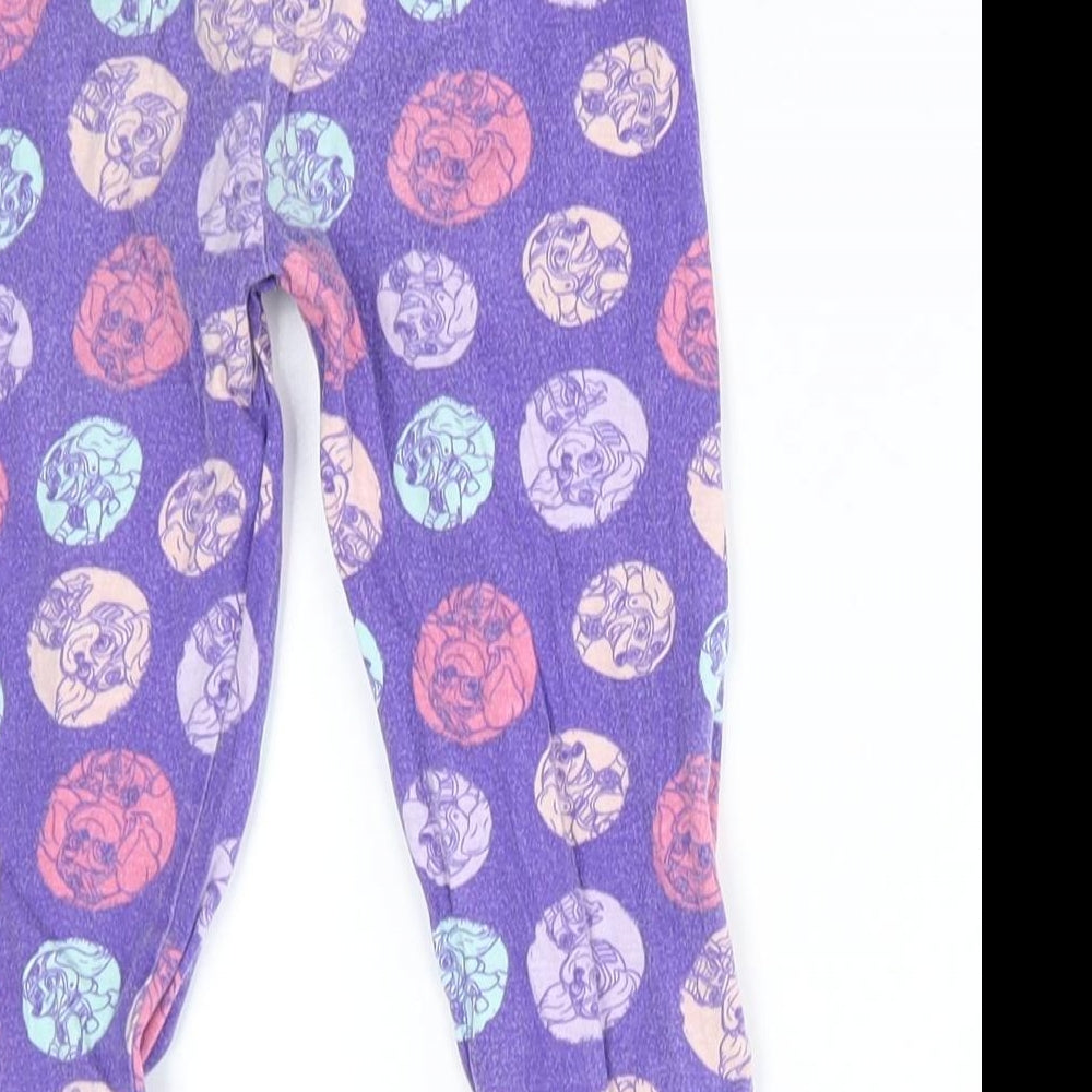 Nickelodeon Girls Purple Pyjama Pants Size 2-3 Years