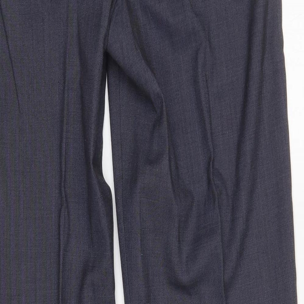 Womens UK Size 8 M&S Regular Fit Grey Trousers