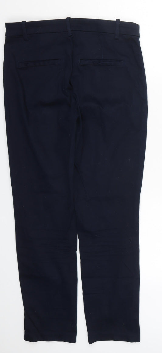 Womens UK Size 10 H&M Regular Fit Blue Trousers