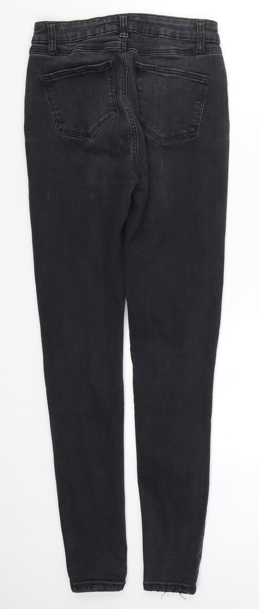 Denim Co Womens Grey Denim Skinny Jeans Size 6 L27 in