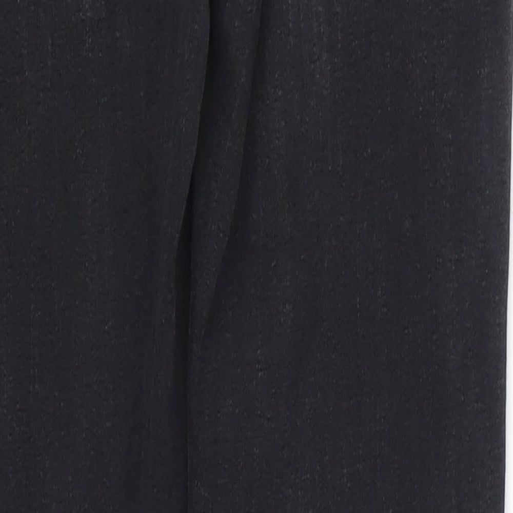 Brand and care label for Denim Co women’s grey denim skinny jeans, size UK 6, 27-inch leg