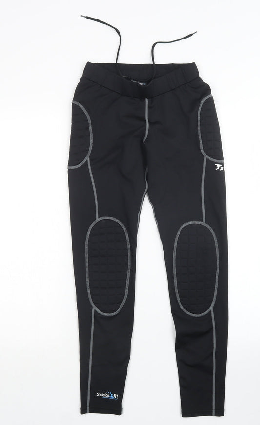 Precisiongk Boys Black Capri Trousers Size M