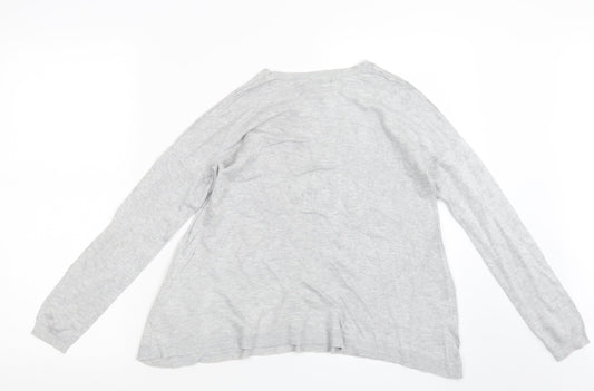 Womens UK Size 12 Atmosphere Grey Pullover Jumper