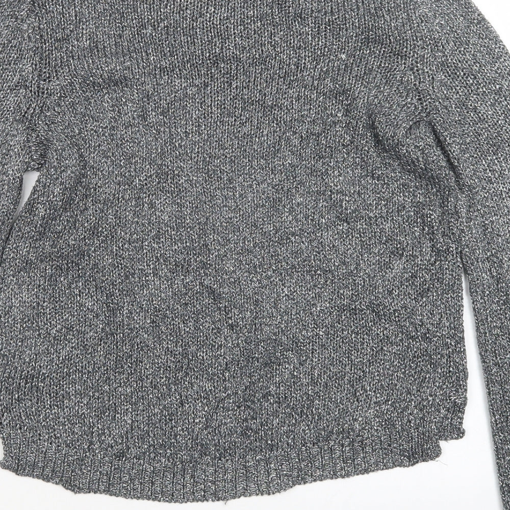 Womens UK Size XS Divided by H&M Grey Pullover Jumper