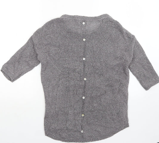 Womens UK Size 10 NEXT Grey Pullover Jumper