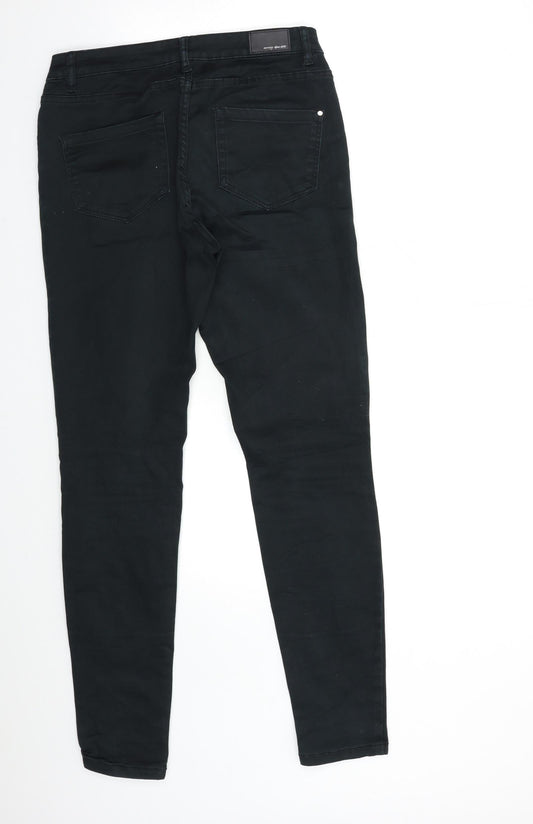 ORSAY Womens Black Denim Skinny Jeans Size 8 L30 in