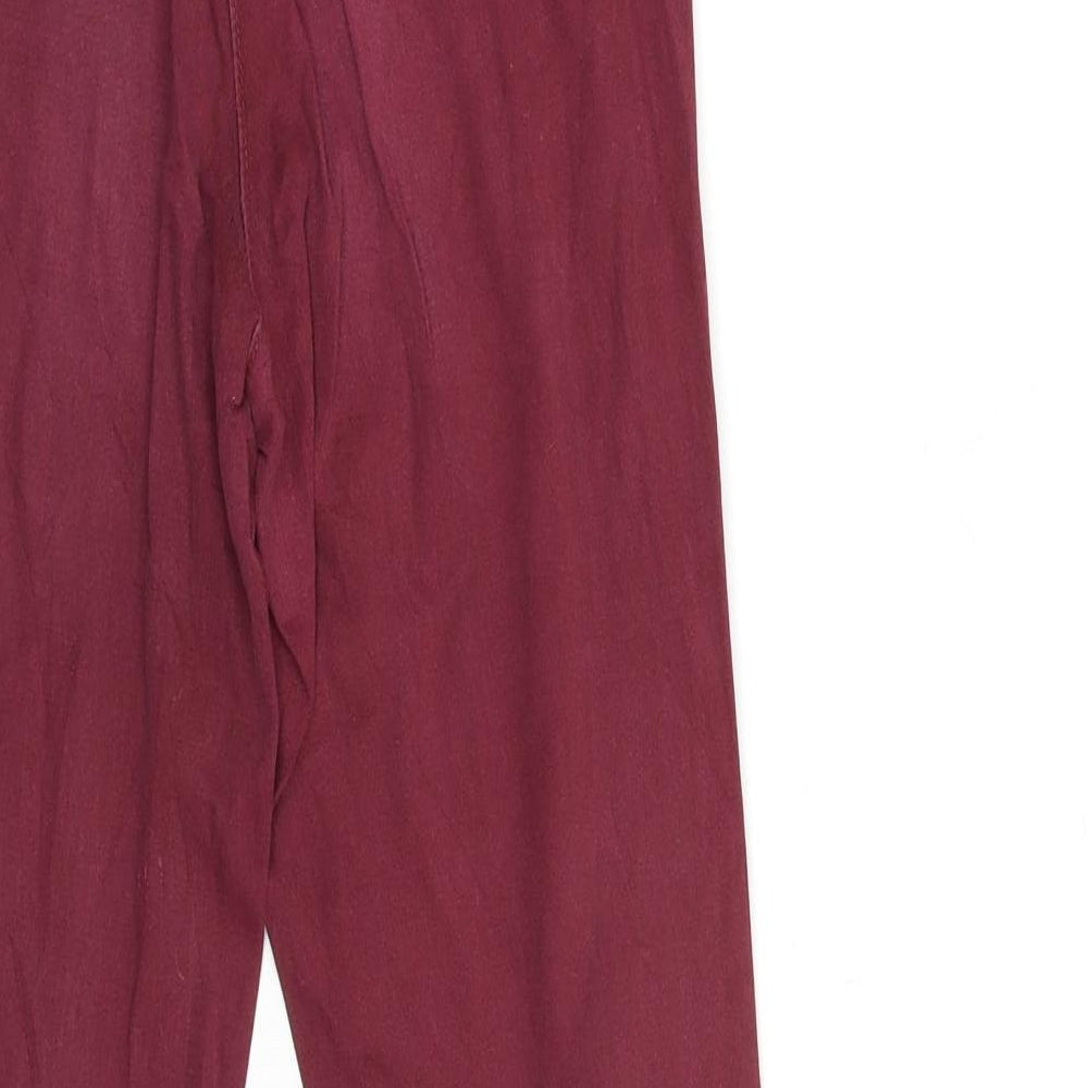 Womens UK Size 26 in H&M Regular Fit Skinny Red Jeans