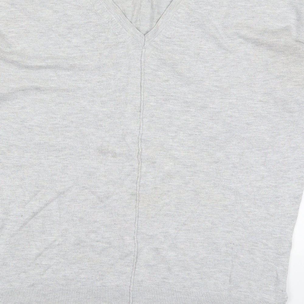 F&F Womens Grey Knit Pullover Jumper Size 6
