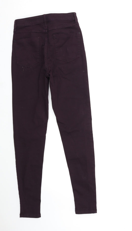 Womens UK Size 8 Marks and Spencer Regular Fit Skinny Red Jeans