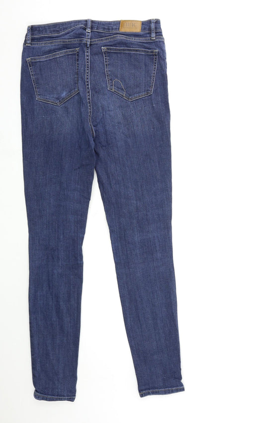 NINE Womens Blue  Denim Skinny Jeans Size 10 L29 in