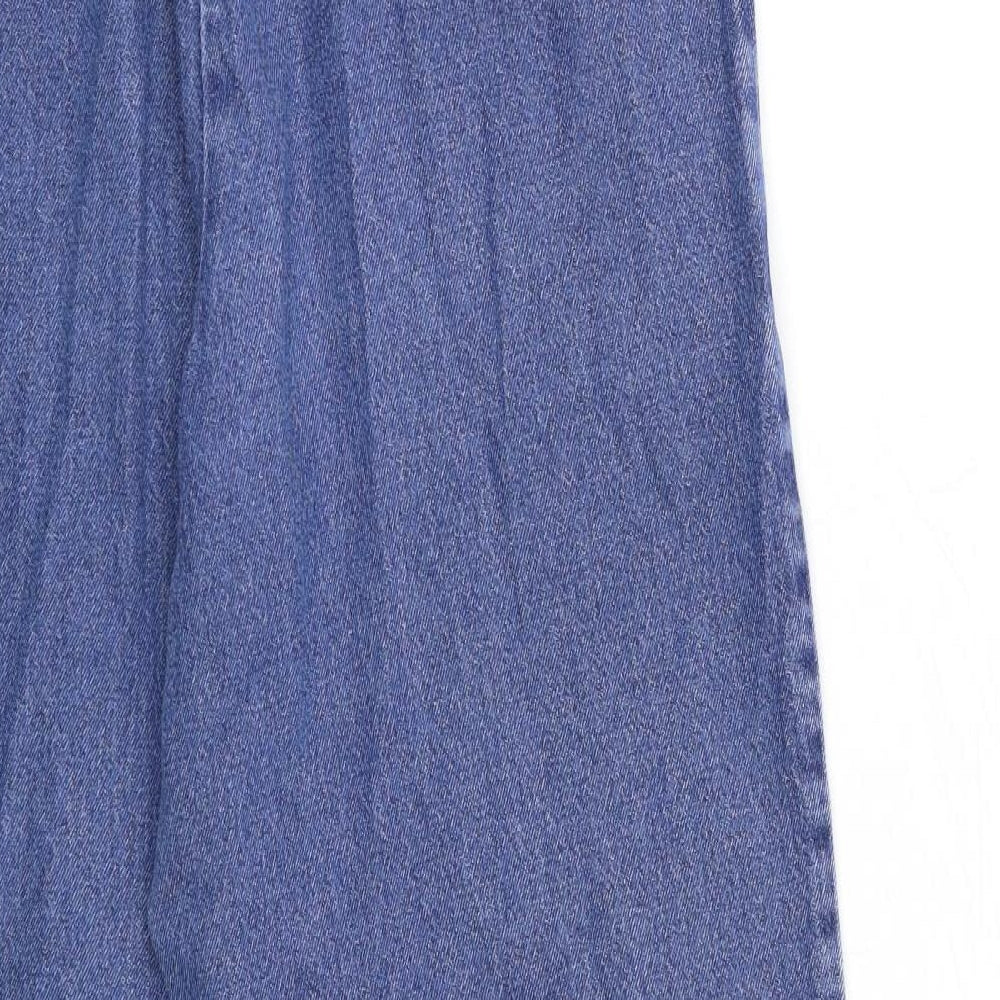 Womens UK Size 28 in Preworn Regular Fit Mom Blue Jeans