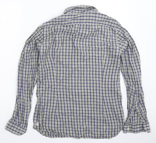 Tintoria Mens Multicoloured Check Dress Shirt Size 15.5