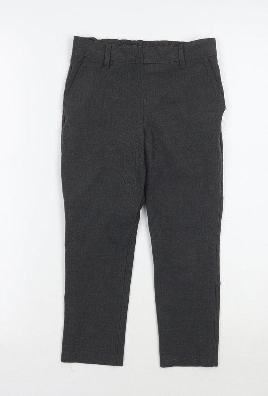 Marks and Spencer Boys Grey Capri Trousers Size 4-5 Years