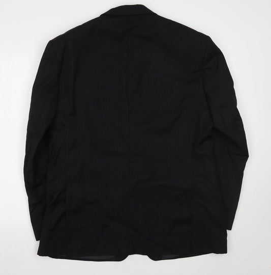 Mens UK Size 44 Marks and Spencer Regular Black Suit Jacket
