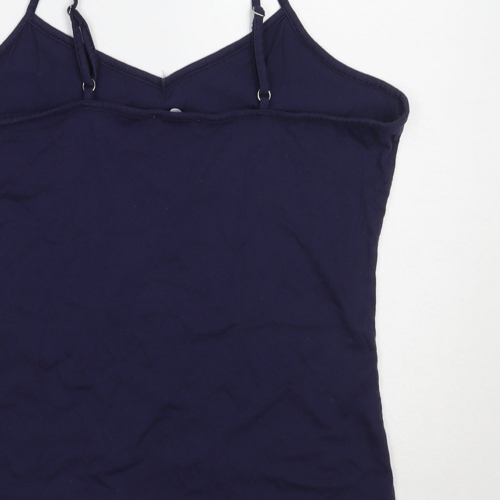 Womens UK Size M Newlook Purple Basic Tank