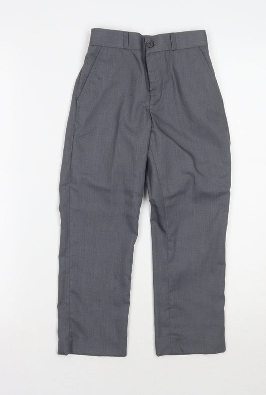 Romario Boys Grey Capri Trousers Size 6 Years