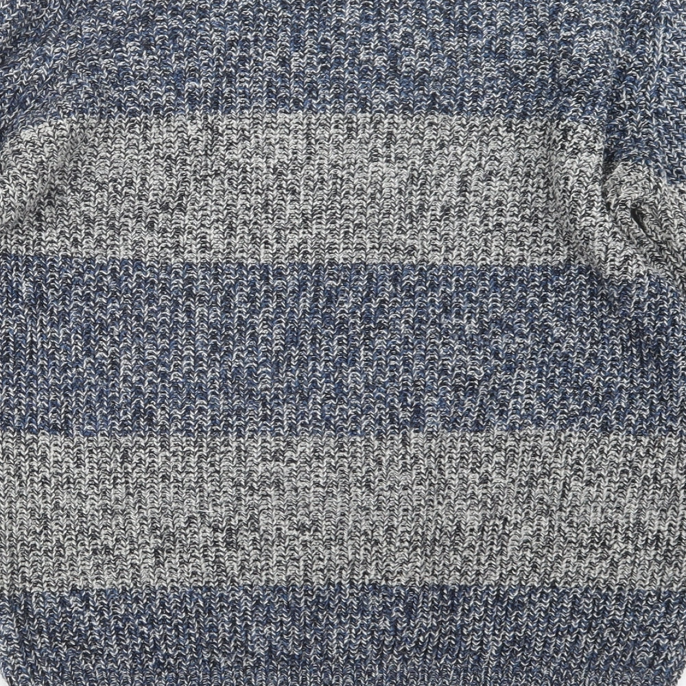 Cedar Wood State Mens Blue Knit Pullover Jumper Size M