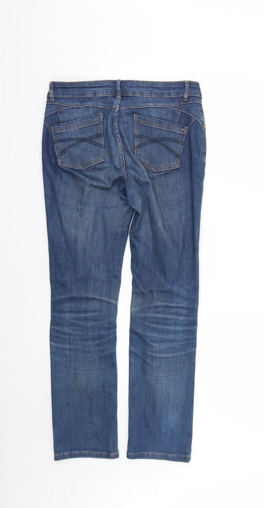 Marks and Spencer Womens Blue Skinny Jeans Size 8 L26 in