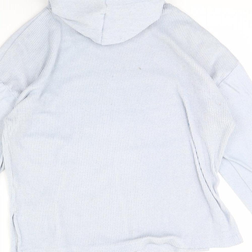 F&F Womens Blue Pullover Hoodie Size M