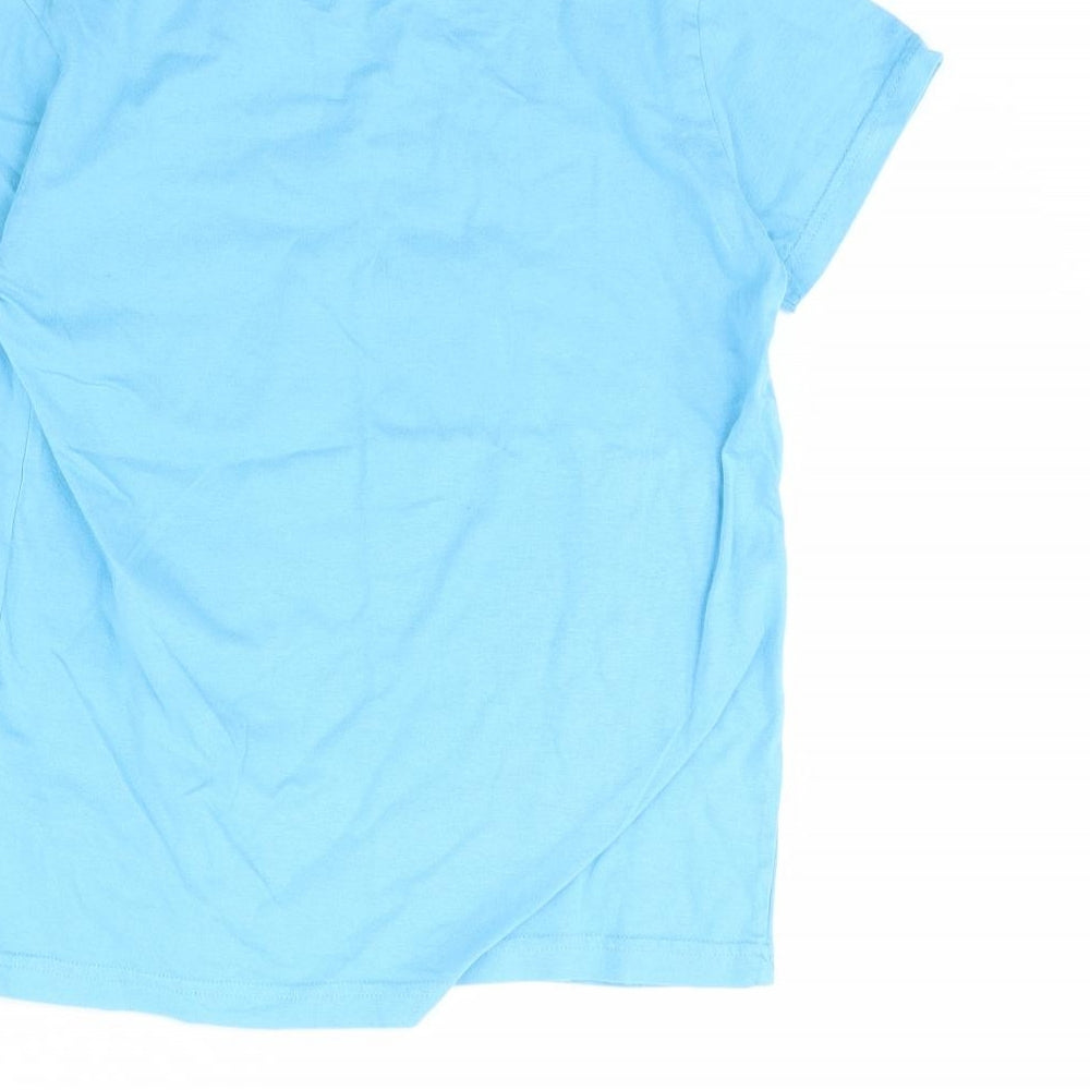 Urban outlaws Boys Blue Basic T-Shirt Size 9 Years
