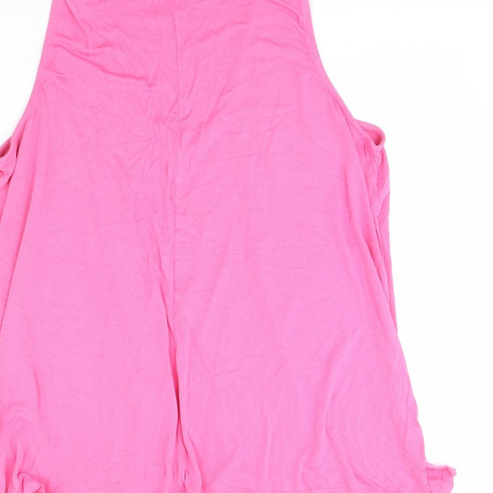George Womens Pink Basic Tank Size 18