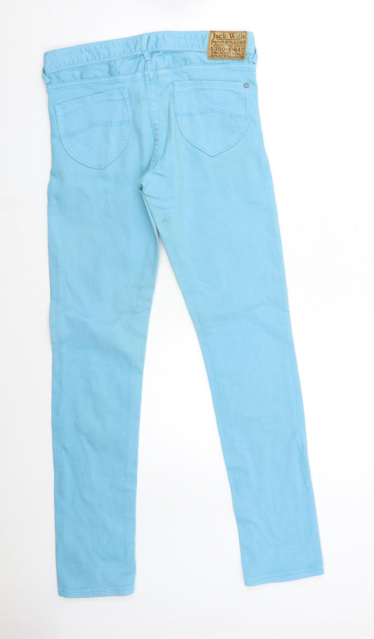 Jack Wills Mens Blue Denim Skinny Jeans Size 29 in L32 in