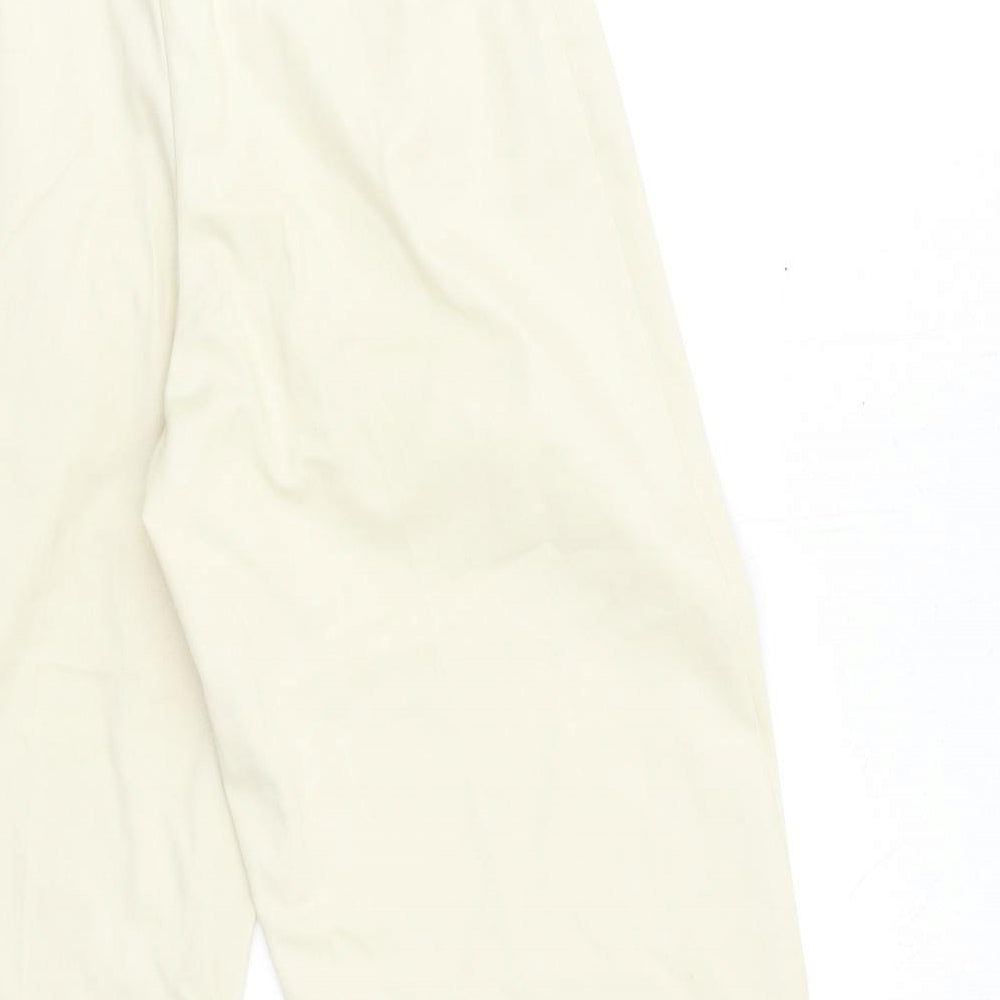 Womens UK Size 4 Topshop Regular Fit Beige Trousers