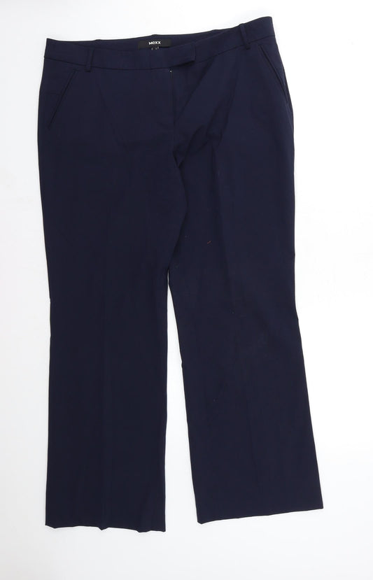 Womens UK Size 18 Mexx Regular Fit Blue Trousers