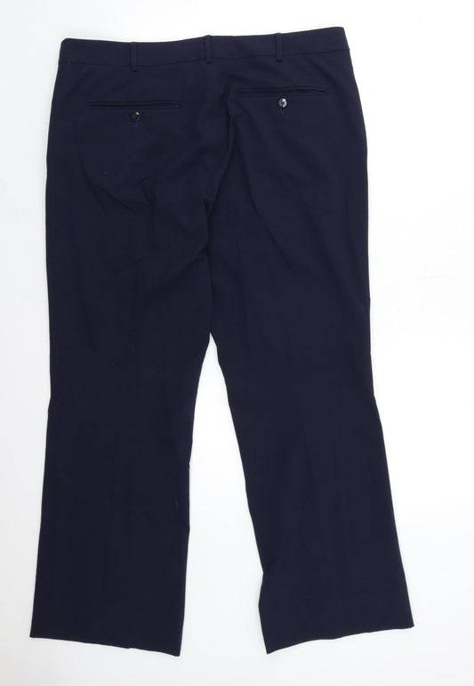 Mexx Womens Blue Trousers Size 18 L29 in