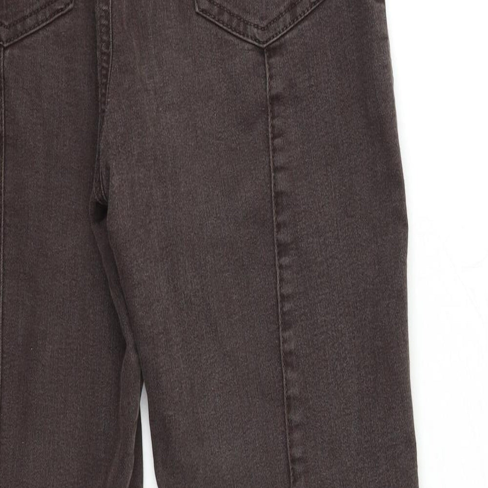 Per Una Womens Brown Denim Straight Jeans Size 26 in L25 in