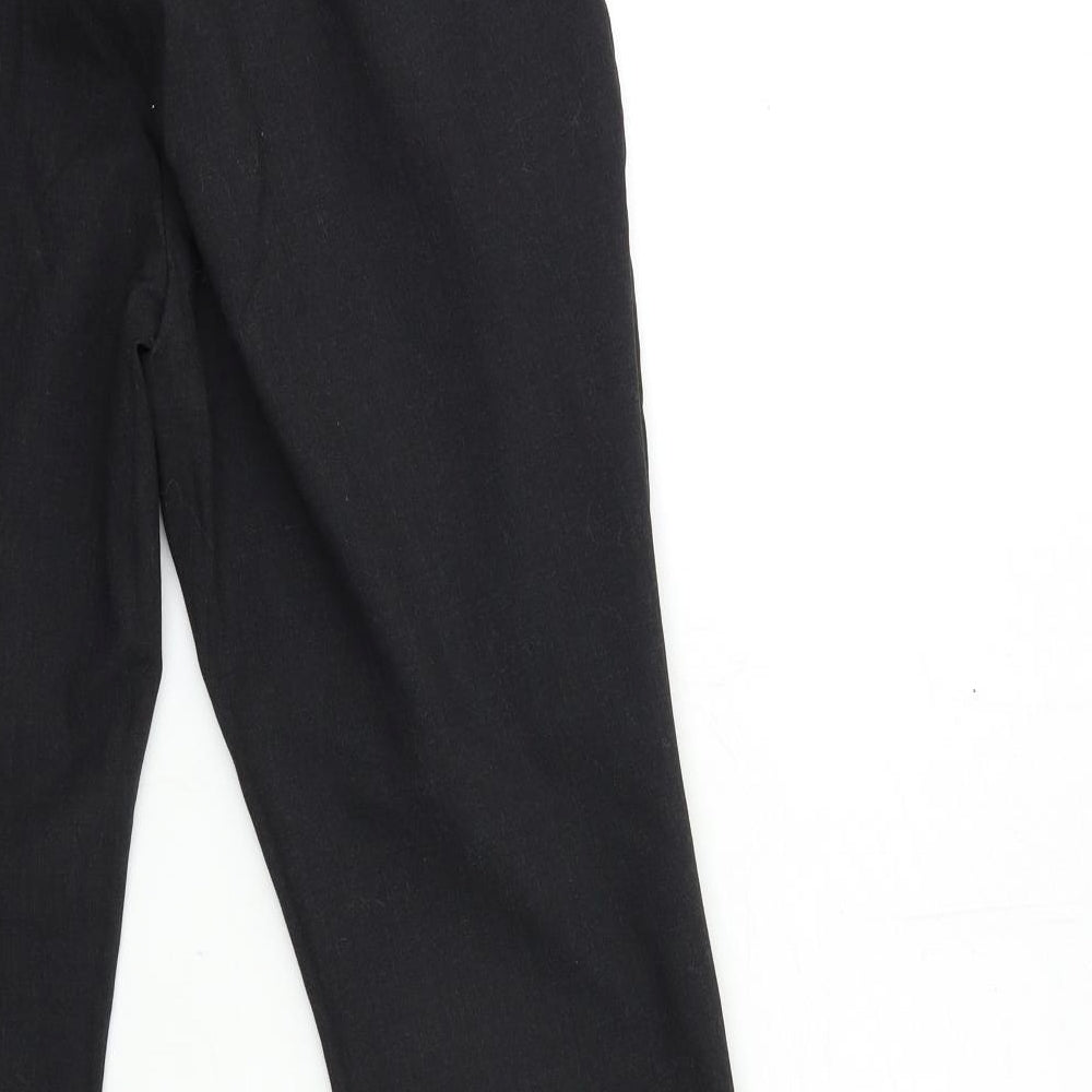 Womens UK Size 10 simon jersey Regular Fit Black Trousers