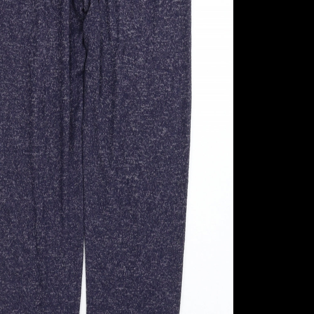 F&F Womens Blue Sweatpants Trousers Size 8 L25 in