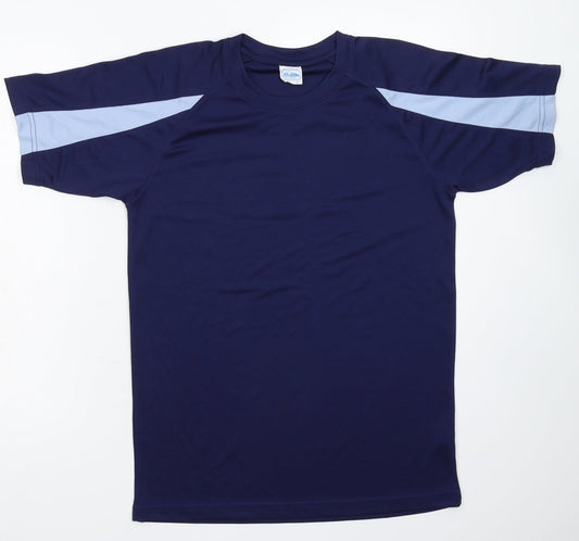All We Do is Mens Blue Jersey T-Shirt Size S